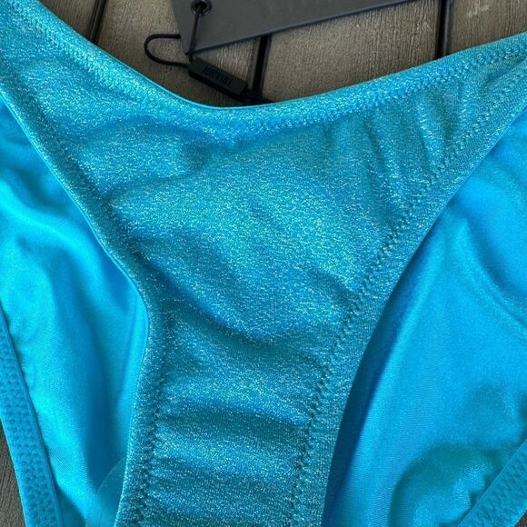 TRIANGL BOTTOM ONLY MICA - NORMAL BABY BLUE SPARKLE NO BAG NEW WITH TAGS - Picture 5 of 7